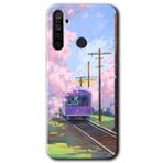 Realme 5I Rails Paint Baskılı Uyumlu Silikon Kılıf