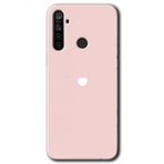 Realme 5I Sade Kalp Baskılı Uyumlu Silikon Kılıf