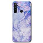 Realme 5I Spots Lilac Baskılı Uyumlu Silikon Kılıf