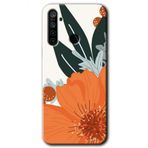 Realme 5i Uyumlu Portakal Çiçeği Baskılı Silikon Kılıf