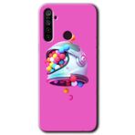 Realme 5I Uzay Başlığı Baskılı Uyumlu Silikon Kılıf