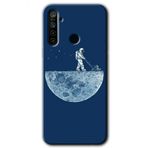 Realme 5I Uzay İşçisi Baskılı Uyumlu Silikon Kılıf