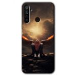 Realme 5I Wings of Power Baskılı Uyumlu Silikon Kılıf