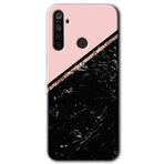 Realme 5I Yarım Mermer Baskılı Uyumlu Silikon Kılıf