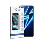 Realme 6 Pro ile Uyumlu Tam Kaplayan Fibernano Ekran Koruyucu Esnek Cam
