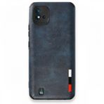 Realme C11 2021 Loop Deri Silikon Lacivert Kılıf