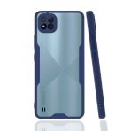 Realme C11 2021 Platin Silikon Lacivert Kılıf
