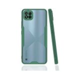 Realme C11 2021 Platin Silikon Yeşil Kılıf