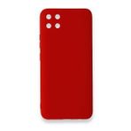 Realme C11 Nano İçi Kadife Silikon Kırmızı Kılıf