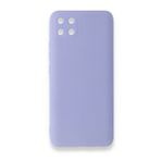 Realme C11 Nano İçi Kadife Silikon Lila Kılıf
