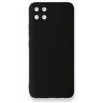 Realme C11 Nano İçi Kadife Silikon Siyah Kılıf