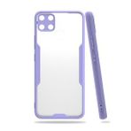 Realme C15 Platin Silikon Lila Kılıf