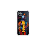 Realme C21 ile uyumlu Köşe Korumalı Kılıf Metamorfoz Trinite Tasarımlı Uv Baskılı
