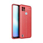 Realme C21 Kılıf Auto Focus Kapak - Kırmızı