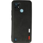 Realme C21 Kılıf Loop Deri Silikon - SIYAH-(5796)