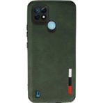 Realme C21 Kılıf Loop Deri Silikon - Yeşil