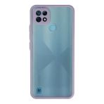 Realme C21 Kılıf Montreal Silikon Kapak - Mor-(5796)