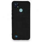 Realme C21 Kilif Nano Ici Kadife Lansman Silikon Kilif