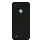 Realme C21 Kılıf Nano Içi Kadife Silikon - SIYAH-(5796)