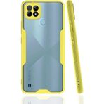 Realme C21 Kılıf Platin Silikon - Sarı-(5796)