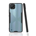 Realme C21 Kılıf Platin Silikon - Siyah-(5796)