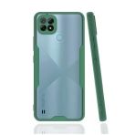 Realme C21 Kılıf Platin Silikon - Yeşil-(5796)
