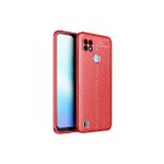 Realme C21 Kılıf Uzun Ömürlü ve Dayanıklı Dermiq Premium Esnek Lüks Silikon Kapak - Red