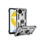 Realme C21 Kılıf Vega Yüzüklü Standlı Tank Zırh Kapak + Ekran Koruma 6294