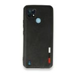 Realme C21 Loop Deri Silikon Siyah Kılıf