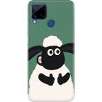 Realme C21Y - C25Y Kılıf Desenli Baskılı Tpu Rubber Kapak Kuzucuk - 001-Renkli