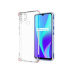 Realme C25s ile Uyumlu Kapak Kamera Korumalı Antişok Airbag Köşe Korumalı Silikon Şeffaf Kılıf