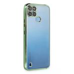 Realme C25Y Kılıf Lensli Silikon - Yeşil-(5796)