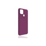 Realme C25Y Kılıf Mat ve Yumuşak Yapılı Şık Esnek Flexo Premium Kapak - Mor