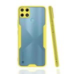 Realme C25Y Kılıf Platin Silikon - Sarı-(5796)