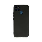 Realme C25y Kılıf Yumuşak Dokulu Silikon - Siyah