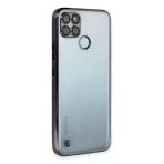 Realme C25y Uyumlu Kılıf Kamera Korumalı Lensli Silikon - Siyah