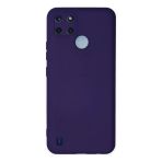 Realme C25y Uyumlu Kılıf Nano İçi Kadife Silikon - Mor