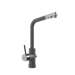 Realstone Abant Arıtmalı Kuğu Gri Mutfak Bataryası