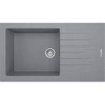 RealStone P011 Assos 86 XL 86x43.5 cm Tezgah Üstü Gri Granit Eviye