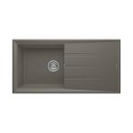 RealStone P012 Efes 100 Gri 100x50 Granit Eviye
