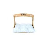 RealWood Özel Isim Baskılı , Ahşap, Pufidik Minderli, Çengelli Kalorifer Peteği / Duvar Askılı Kedi Yatağı