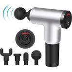 Realx 4 Başlıklı Masaj Tabancası Titreşimli Yoğurmalı 6 Fonksiyonlu Masaj Aleti