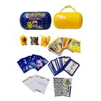 Realx Pokemon 44 Kart Sticker ve Hediye Pokemon Figürlü Kapsül Top