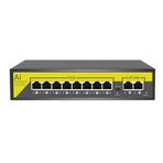 Reapyyt Switch Poe 48 V 8 Port Ethernet 10/100 Mbps IEEE 802.3 AF/At IP Kamera/CCTV Güvenlik Kamerası/AB Fiş AP Kablosuz