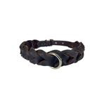Rebel Dog Premium Hakiki Deri El Örgüsü Köpek Tasması 2.5x55 (DELİK MESAFESİ 41-50CM)