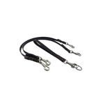 Rebel Dog Premium Hakiki Deri (ikili) Çift Ve Tek Köpek Gezdirme Kayışı, Kısa Eğitim Kayışı 120x1.6