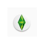 rebelberi Sims Yeşil Sim Plumbob Kristali Rozet