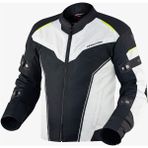 Rebelhorn Hiflow IV Motosiklet Montu - Siyah - Beyaz - Sarı - 2XL
