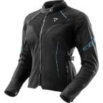 Rebelhorn Jax Lady Kadın Motosiklet Montu - 2XL - Siyah - Mavi