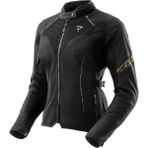 Rebelhorn Jax Lady Kadın Motosiklet Montu - Siyah - Gold